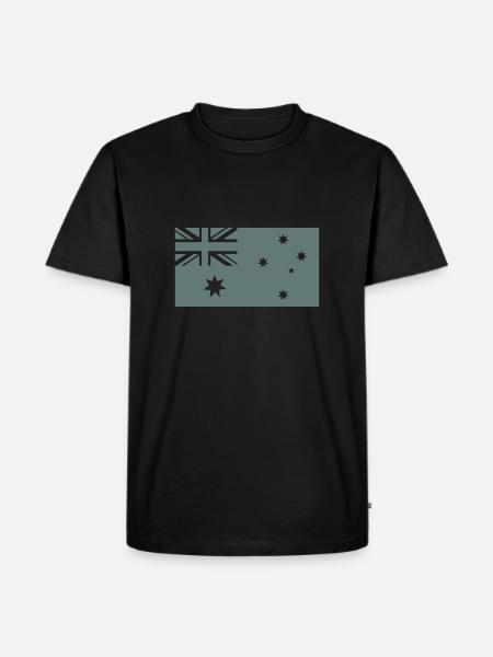 Australien - Männer Premium Bio T-Shirt - Schwarz