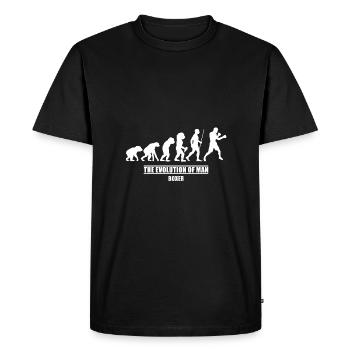 Boxer evolution shirt - Men's Premium Organic T-Shirt - black - Front - Nico (187cm)