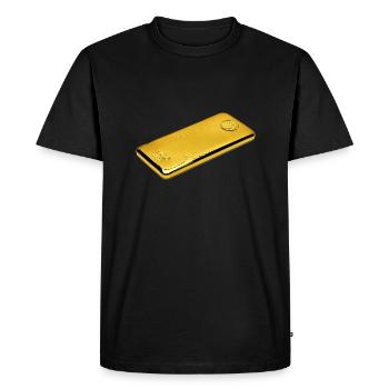 or - T-shirt Premium bio Homme - noir - Devant - Nico (187cm)
