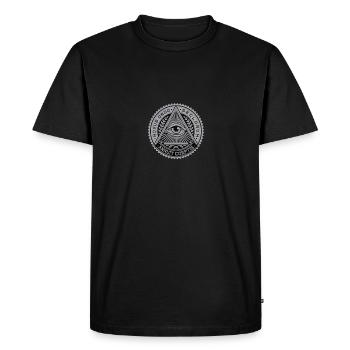 Agence Illuminati - T-shirt Premium bio Homme - noir - Devant - Nico (187cm)