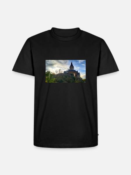Falkenstein Castle - Men's Premium Organic T-Shirt - black