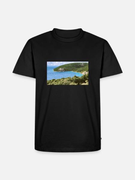 Adria Kroatien - Männer Premium Bio T-Shirt - Schwarz