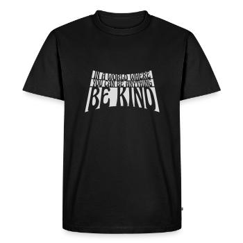 Vous pouvez être gentil - T-shirt Premium bio Homme - noir - Devant - Nico (187cm)