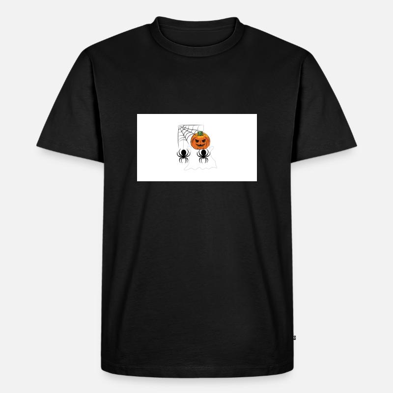 Helloween Design - Männer Premium Bio T-Shirt - Schwarz