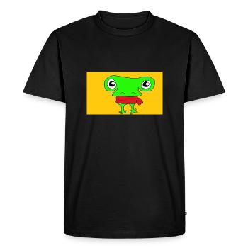 Géraldine Drapeau - T-shirt Premium bio Homme - noir - Devant - Nico (187cm)