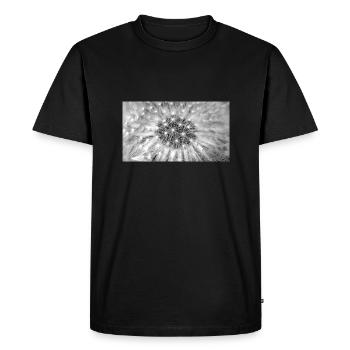 Dandelion, A731876 - Men's Premium Organic T-Shirt - black - Front - Nico (187cm)