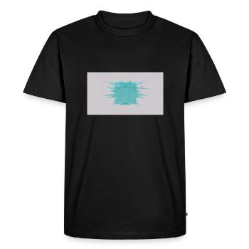 Cube d’éclat - T-shirt Premium bio Homme - noir - Devant - Nico (187cm)