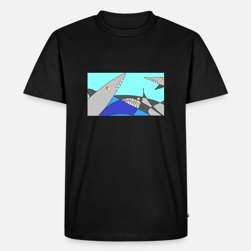 WAR - Männer Premium Bio T-Shirt - Schwarz