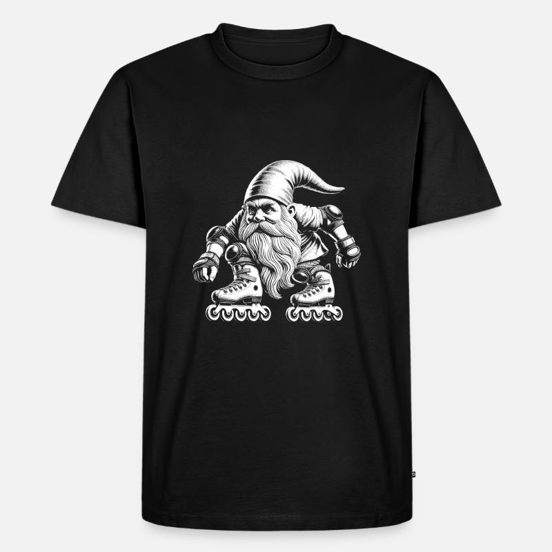 Inline Skates - Männer Premium Bio T-Shirt - Schwarz
