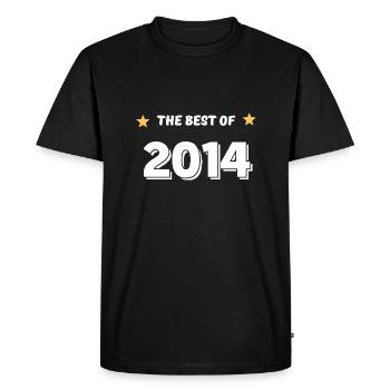 Best of 2014 - Men's Premium Organic T-Shirt - black - Front - Nico (187cm)