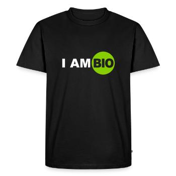 bio - T-shirt Premium bio Homme - noir - Devant - Nico (187cm)