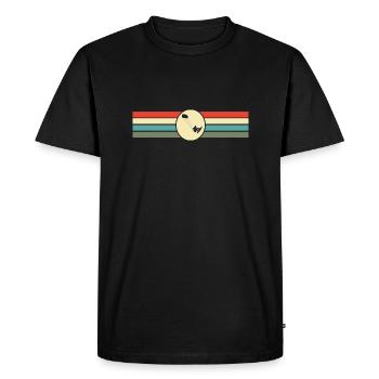 Kite Surf Rétro - T-shirt Premium bio Homme - noir - Devant - Nico (187cm)