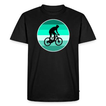 Downhill - T-shirt Premium bio Homme - noir - Devant - Nico (187cm)