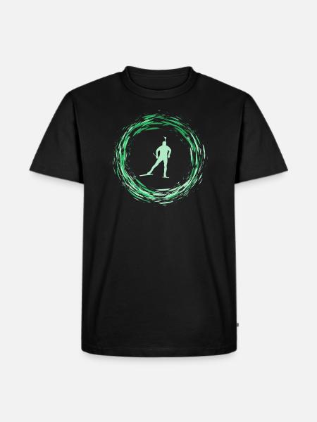 biathlon - Men's Premium Organic T-Shirt - black