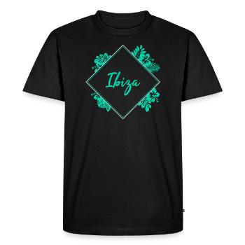 Ibiza - T-shirt Premium bio Homme - noir - Devant - Nico (187cm)