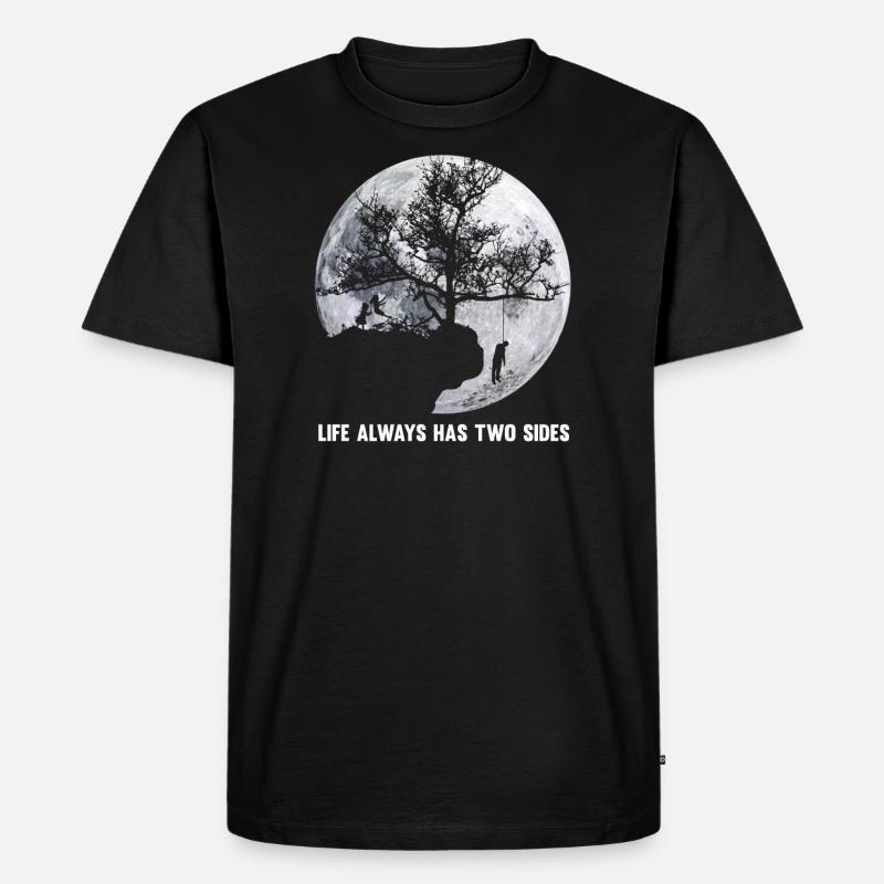 Depression - Männer Premium Bio T-Shirt - Schwarz