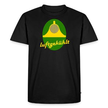 Deutz refroidit à l’air - T-shirt Premium bio Homme - noir - Devant - Nico (187cm)