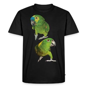 Amazone - T-shirt Premium bio Homme - noir - Devant - Nico (187cm)