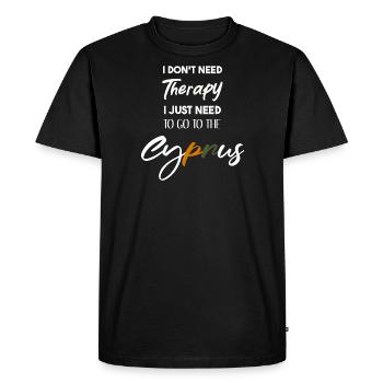 Cyprus Gift Idea Cyprus Funny Saying Funny - Men's Premium Organic T-Shirt - black - Front - Nico (187cm)