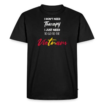 Vietnam Gift Idea Funny Saying Funny - Men's Premium Organic T-Shirt - black - Front - Nico (187cm)