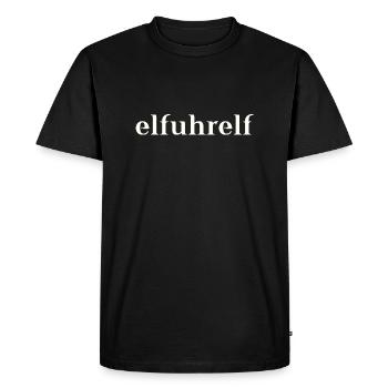 elfuhrelf 11:11 Idée cadeau carnaval drôle - T-shirt Premium bio Homme - noir - Devant - Nico (187cm)