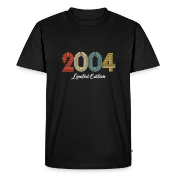 Original Anniversary 2004 Legendary Vintage - Men's Premium Organic T-Shirt - black - Front - Nico (187cm)