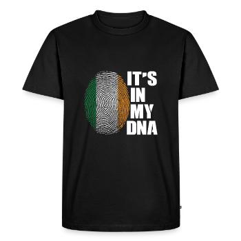 Ireland Irish Irish Flag Irish St Patricks Day - Men's Premium Organic T-Shirt - black - Front - Nico (187cm)