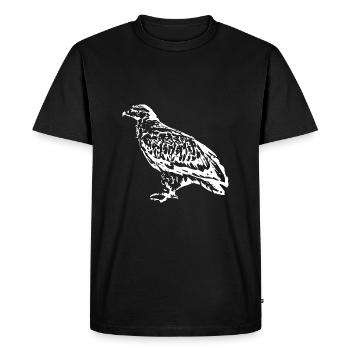 Falcons Birds Birds - Men's Premium Organic T-Shirt - black - Front - Nico (187cm)