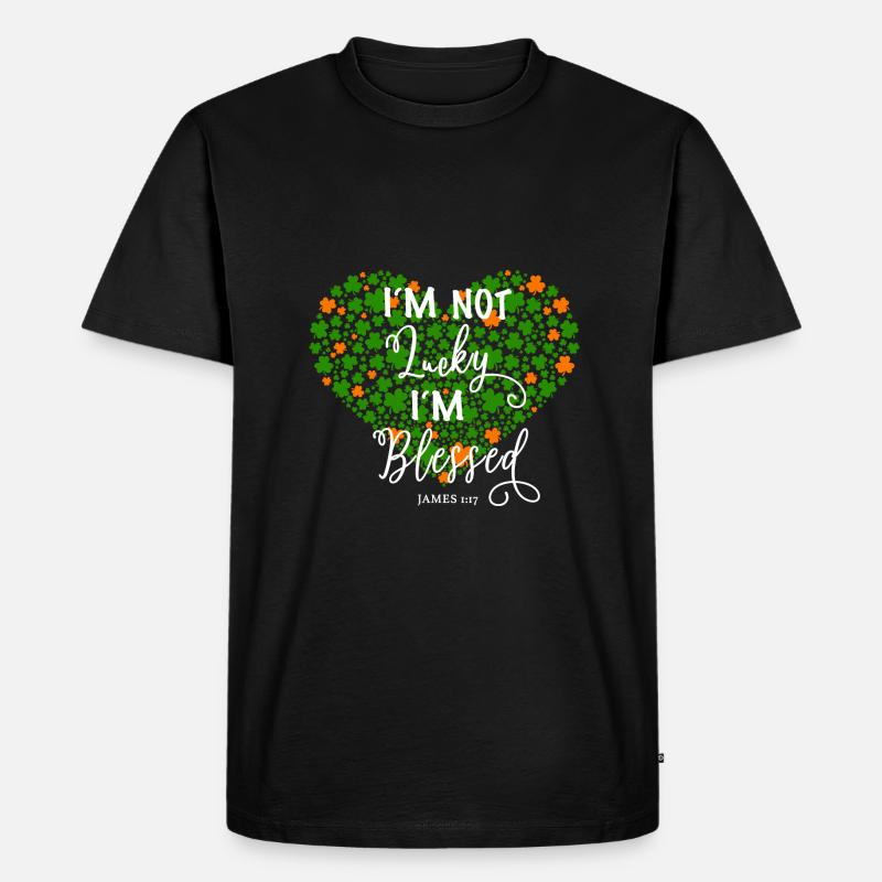 Christlich Gott Glaube Religiöses Geschenk - Männer Premium Bio T-Shirt - Schwarz