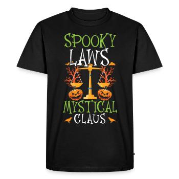 Lois fantasmagoriques clause mystique effrayante - T-shirt Premium bio Homme - noir - Devant - Nico (187cm)