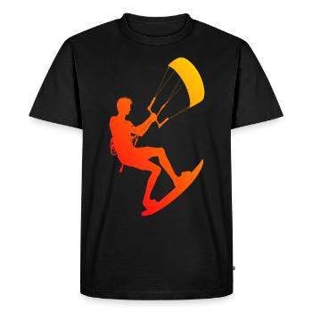 Kiting Men's Kite Women's Kitesurfing Kitesurfing - Men's Premium Organic T-Shirt - black - Front - Nico (187cm)