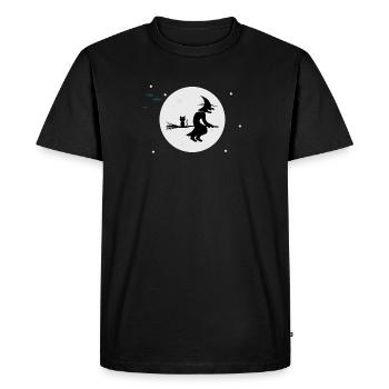 The Witch / La Sorcière - T-shirt Premium bio Homme - noir - Devant - Nico (187cm)