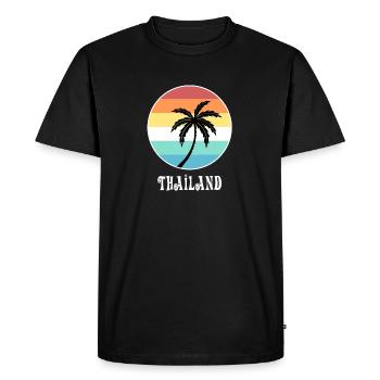 Thaïlande - T-shirt Premium bio Homme - noir - Devant - Nico (187cm)