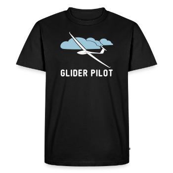 Planeur rengaine glisse pilote cadeau - T-shirt Premium bio Homme - noir - Devant - Nico (187cm)