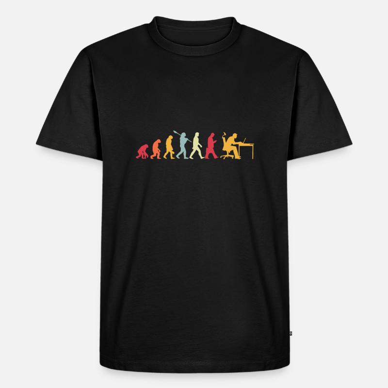Programmierer Softwareentwickler Coder Sprüche - Männer Premium Bio T-Shirt - Schwarz