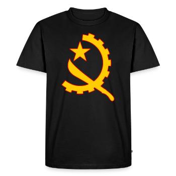 Angola - T-shirt Premium bio Homme - noir - Devant - Nico (187cm)