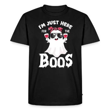 Skull Horror Halloween Cadeau - T-shirt Premium bio Homme - noir - Devant - Nico (187cm)