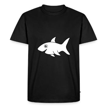 Shark Sharks Fish Fishing - Men's Premium Organic T-Shirt - black - Front - Nico (187cm)