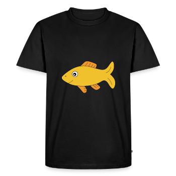 Poisson chemise poisson motif,Cadeau de vêtements de pêche - T-shirt Premium bio Homme - noir - Devant - Nico (187cm)