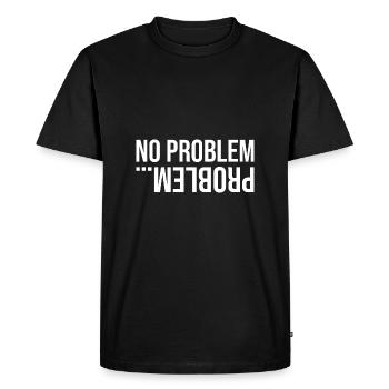 Drôle d' pour dire l'anniversaire d'un cadeau - T-shirt Premium bio Homme - noir - Devant - Nico (187cm)