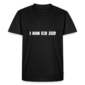 I han koi Zeid Schwäbisch Schwabe - Männer Premium Bio T-Shirt - Schwarz - Vorne - Nico (187cm)