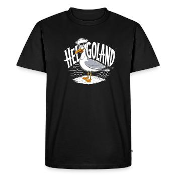 Heligoland - Mouette - T-shirt Premium bio Homme - noir - Devant - Nico (187cm)