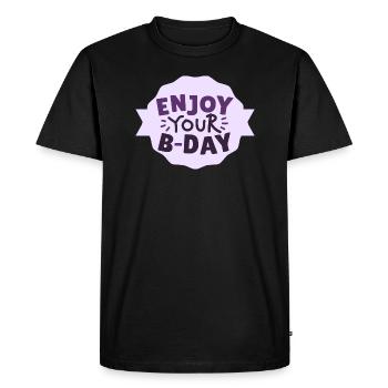Anniversaire sort drôle drôle motto tendance sort - T-shirt Premium bio Homme - noir - Devant - Nico (187cm)