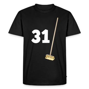 31 balais anniversaire 31 ans homme ou femme - T-shirt Premium bio Homme - noir - Devant - Nico (187cm)