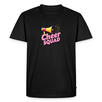 Cheerleading Cheer Squad Speaker Art - Men's Premium Organic T-Shirt - black - Front - Nico (187cm)
