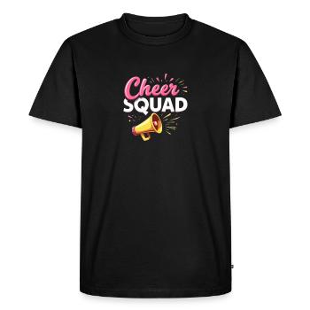 Cheer Squad Enthusiasm and Team Spirit - Men's Premium Organic T-Shirt - black - Front - Nico (187cm)