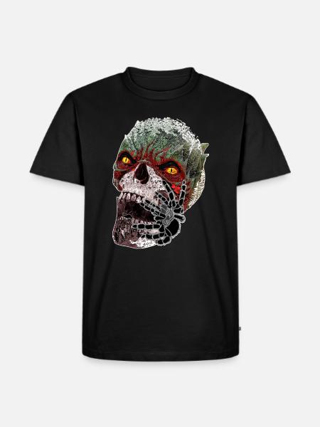 Halloween Scary Monster - Men's Premium Organic T-Shirt - black