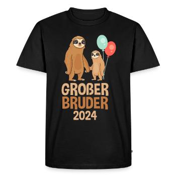 Big Brother 2024 Sloth - Men's Premium Organic T-Shirt - black - Front - Nico (187cm)