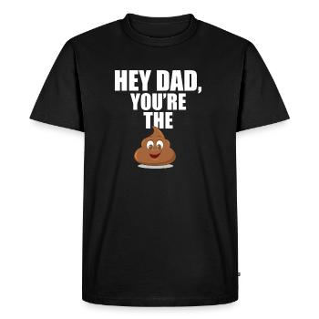 Father's Day gift dad - Men's Premium Organic T-Shirt - black - Front - Nico (187cm)