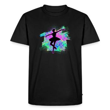 Dance - Men's Premium Organic T-Shirt - black - Front - Nico (187cm)